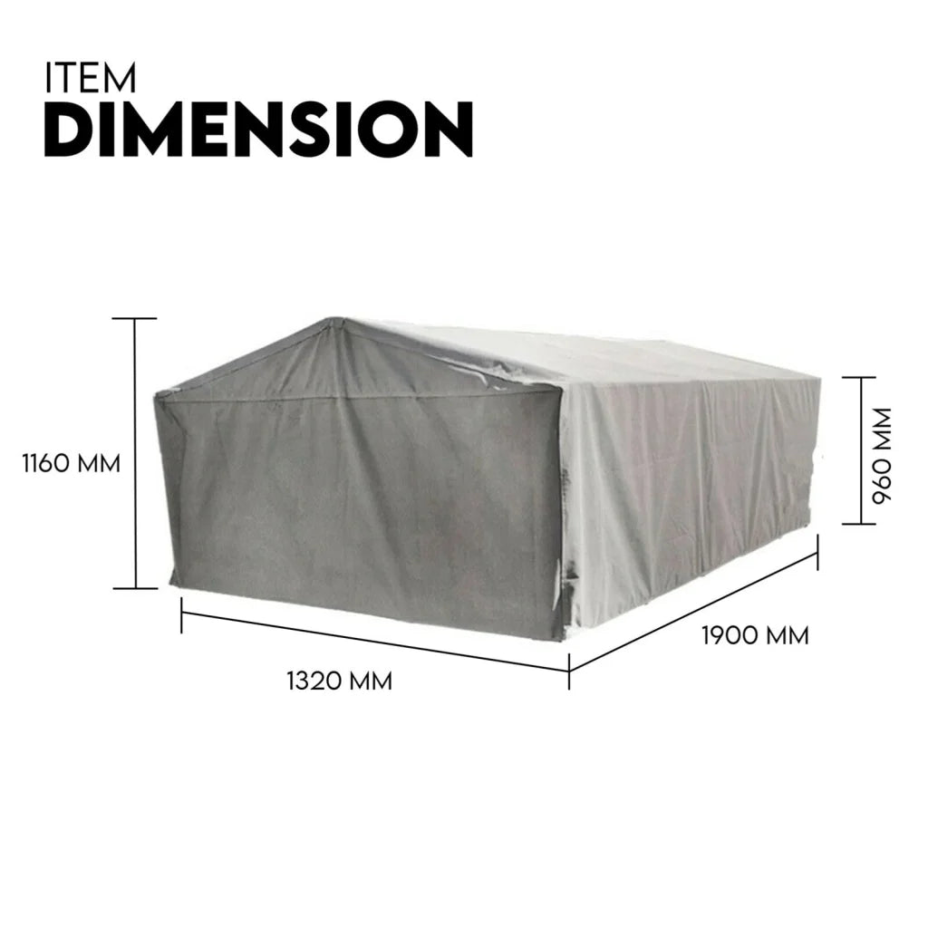 Trailer Cage Canvas Tarp Cover 900MM for 6x4 High-Quality