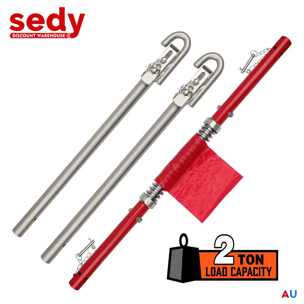 Trailer Hitch 3Pcs 2 Ton 186cm Heavy Duty Tow Bar 4WD