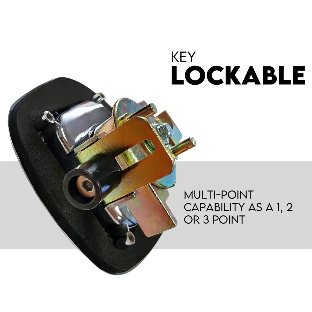 Trailer Toolbox Whale Tail T Handle Lock Latch Compression