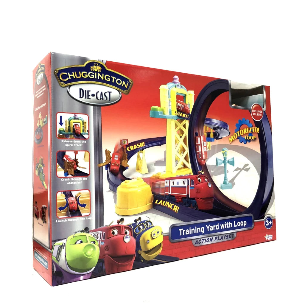 Train Motorized Training Yard Loop Set with Diecast Wilson