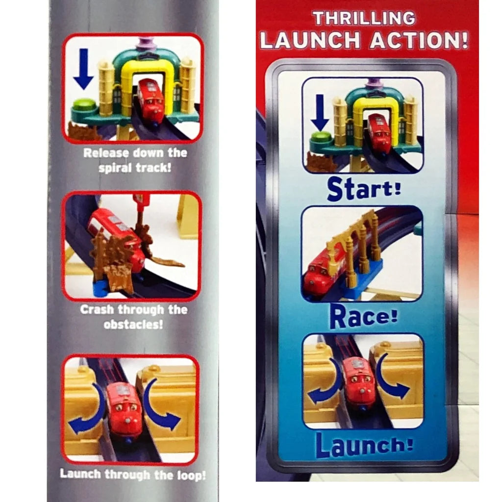 Train Motorized Training Yard Loop Set with Diecast Wilson