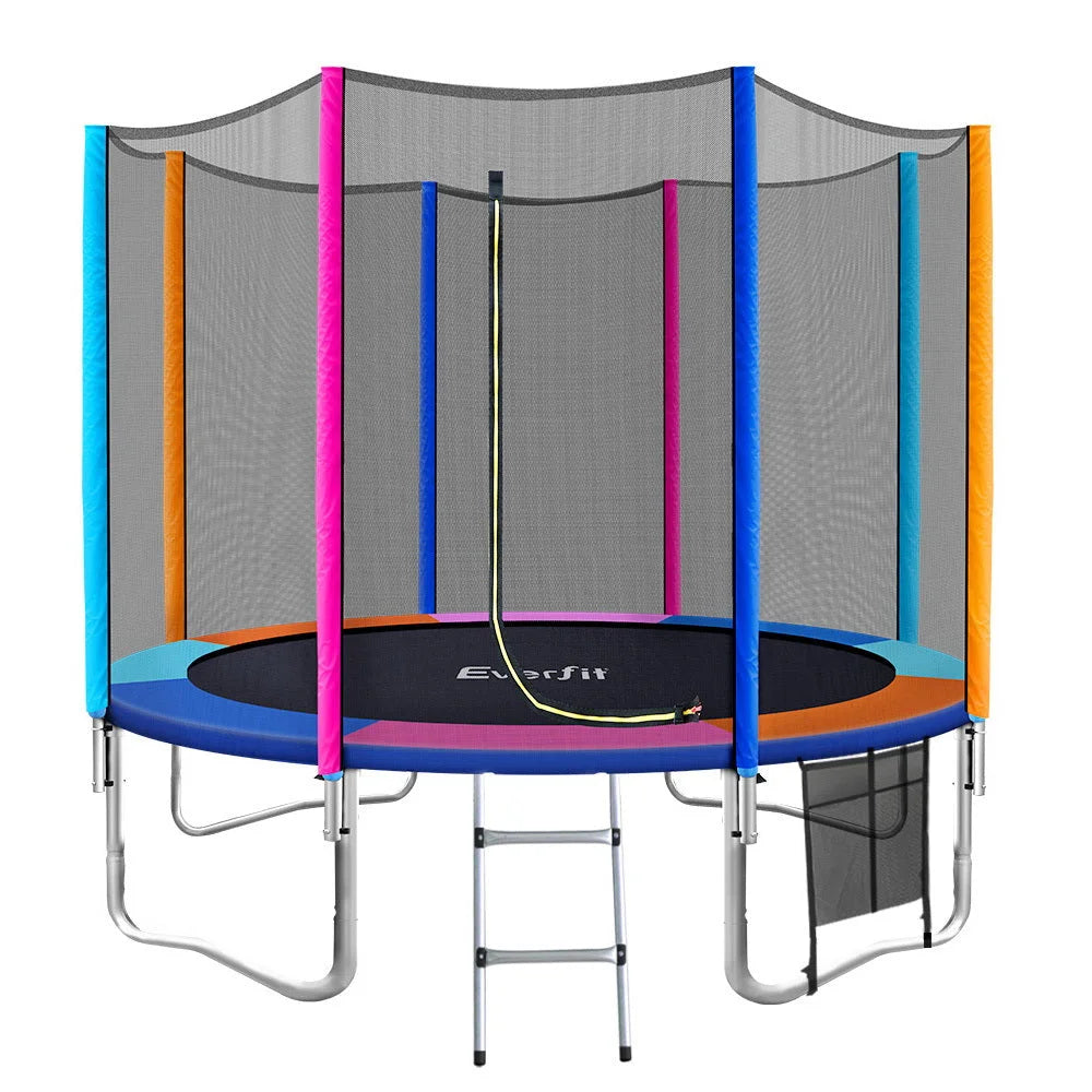 Trampoline 10FT Round Kids Safety Net Enclosure Pad Outdoor