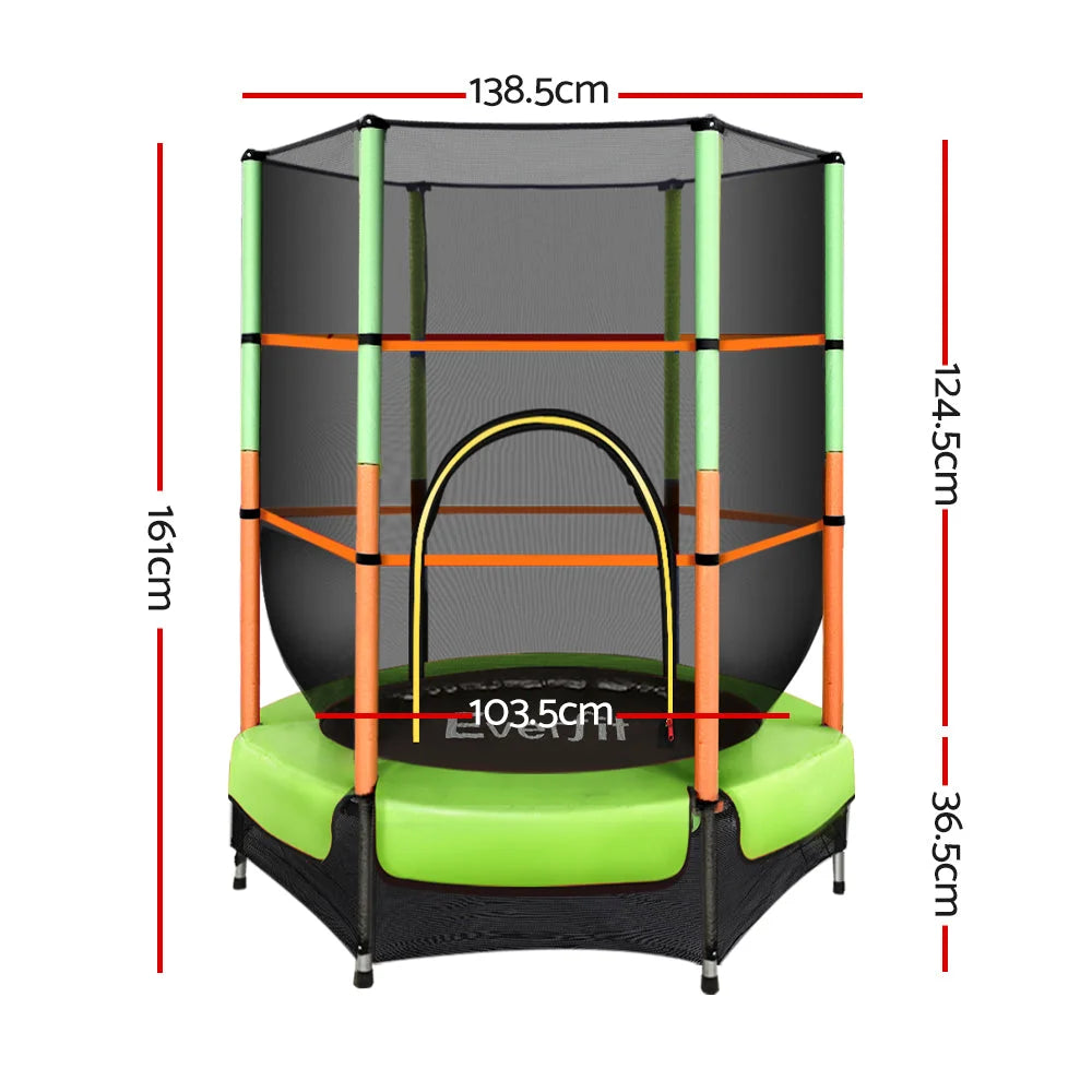 Trampoline 4.5FT for Kids with Enclosure Safety Net