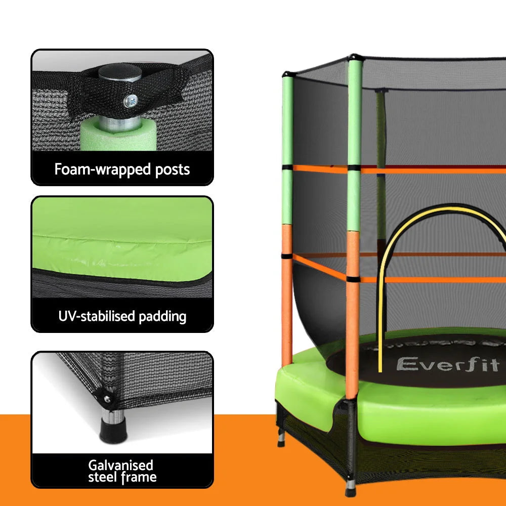 Trampoline 4.5FT for Kids with Enclosure Safety Net