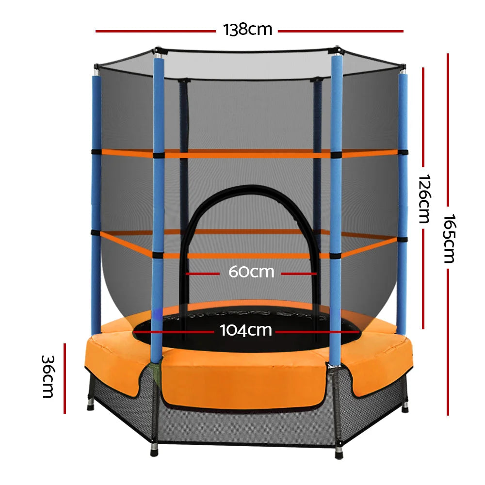 Trampoline 4.5FT Round Kids Enclosure Outdoor Indoor Gift