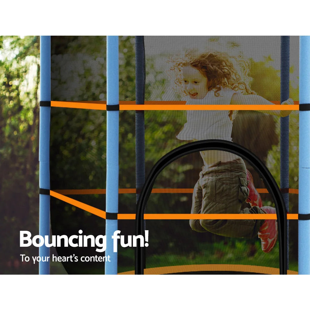 Trampoline 4.5FT Round Kids Enclosure Outdoor Indoor Gift