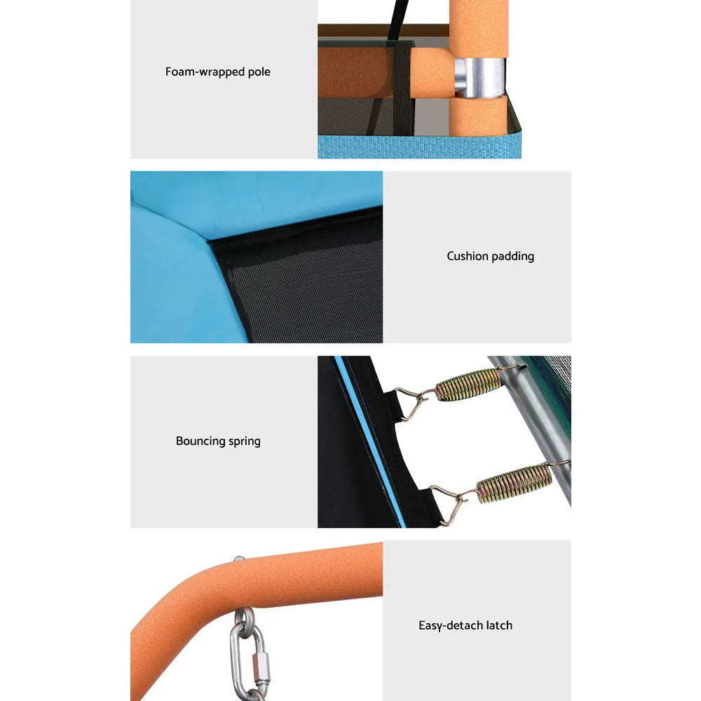 Trampoline 6FT for Kids with Enclosure Safety Net & Swing