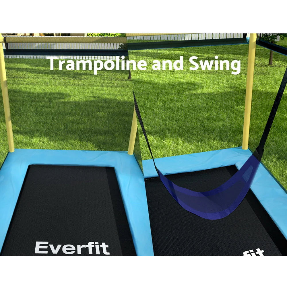 Trampoline 6FT for Kids with Enclosure Safety Net & Swing