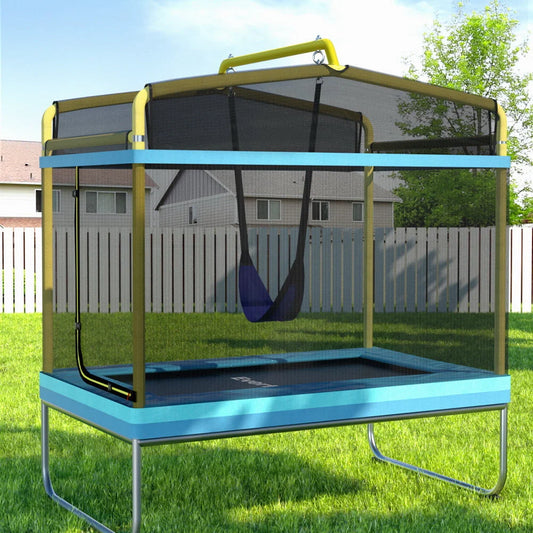 Trampoline 6FT for Kids with Enclosure Safety Net & Swing