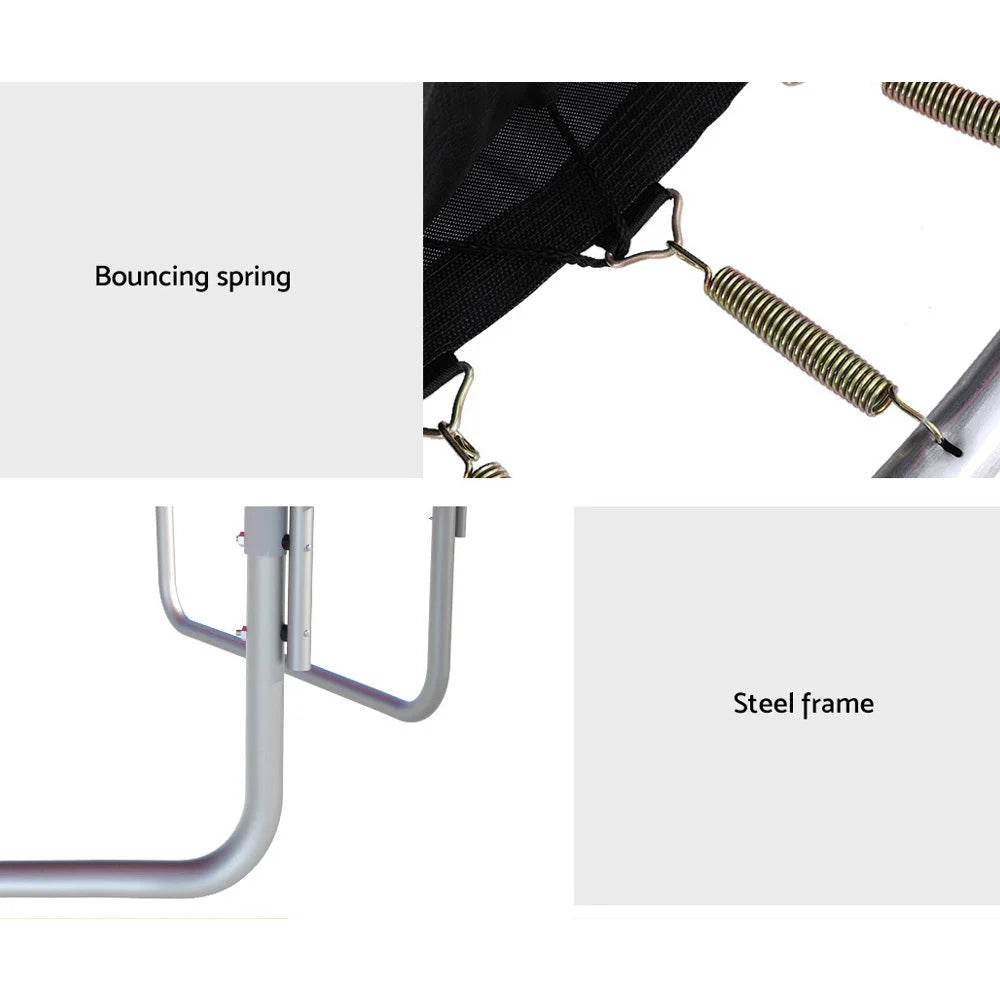 Trampoline 6FT for Kids with Ladder Enclosure Safety Net &