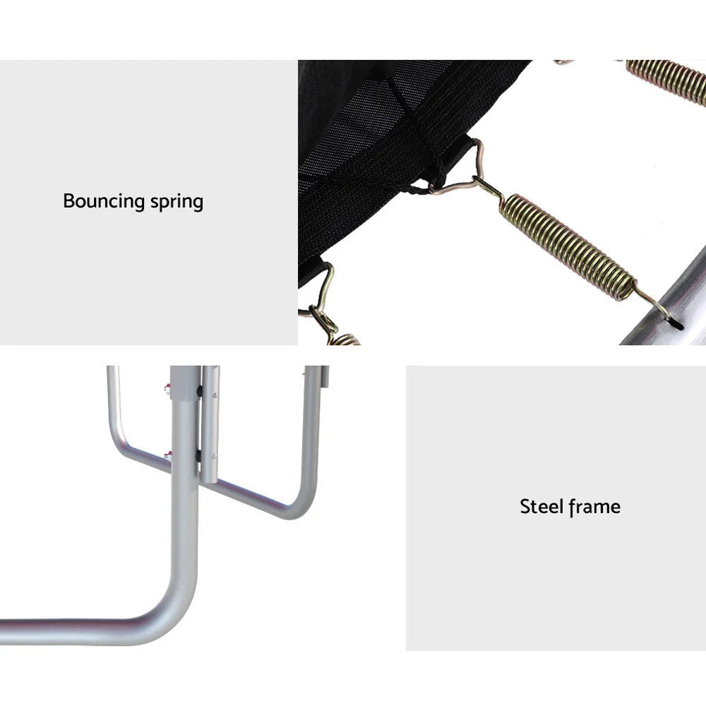 Trampoline 6FT for Kids with Ladder Enclosure Safety Net &