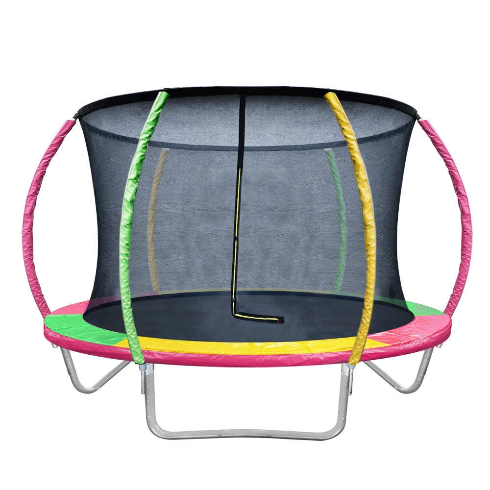 Trampoline 8FT Round Kids Present Gift Enclosure Safety Net