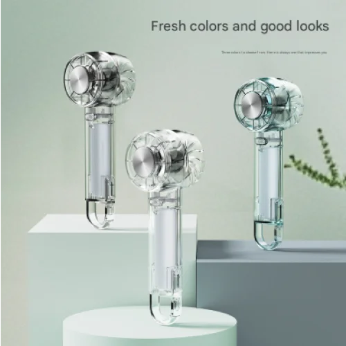 Transparent Black Portable Mini Cooling Fan
