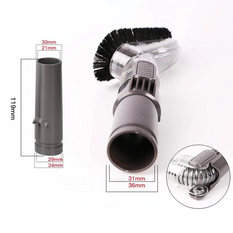 Transparent Brush Head for Dyson Vacuum Cleaner household accessory
