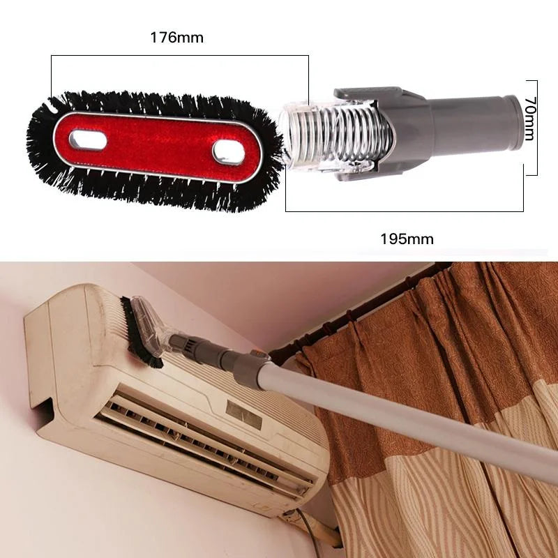 Transparent Brush Head for Dyson Vacuum Cleaner - Household