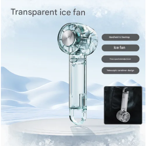 Transparent Green Portable Mini Cooling Fan