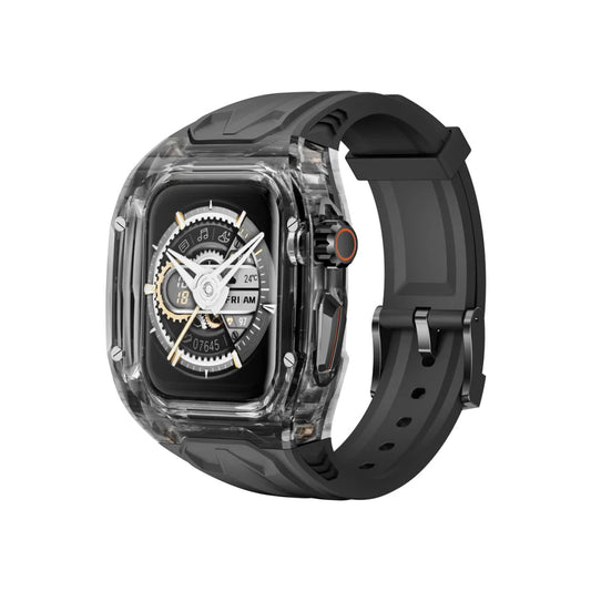 Transparent PC + TPU Sports Watch Strap & Case for Smart