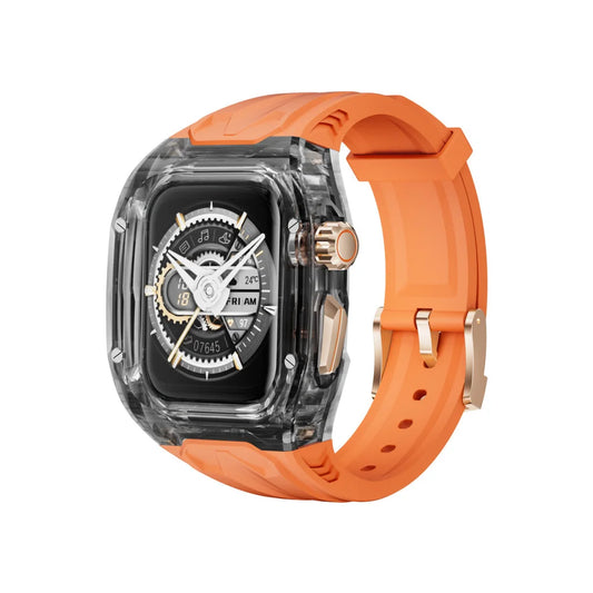 Transparent PC + TPU Sports Watch Strap & Case for Smart