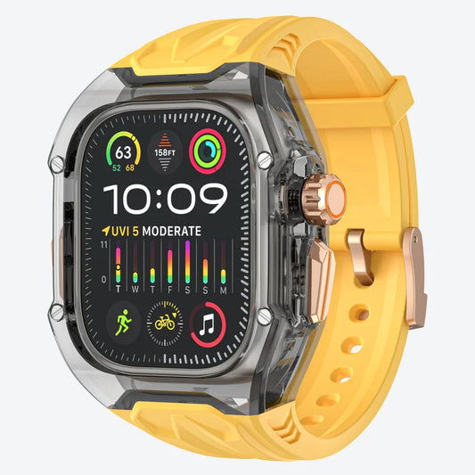 Transparent PC + TPU Sports Watch Strap & Case for Smart