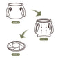 Travel Camping Folding Bucket 13L Portable Barbecue Picnic