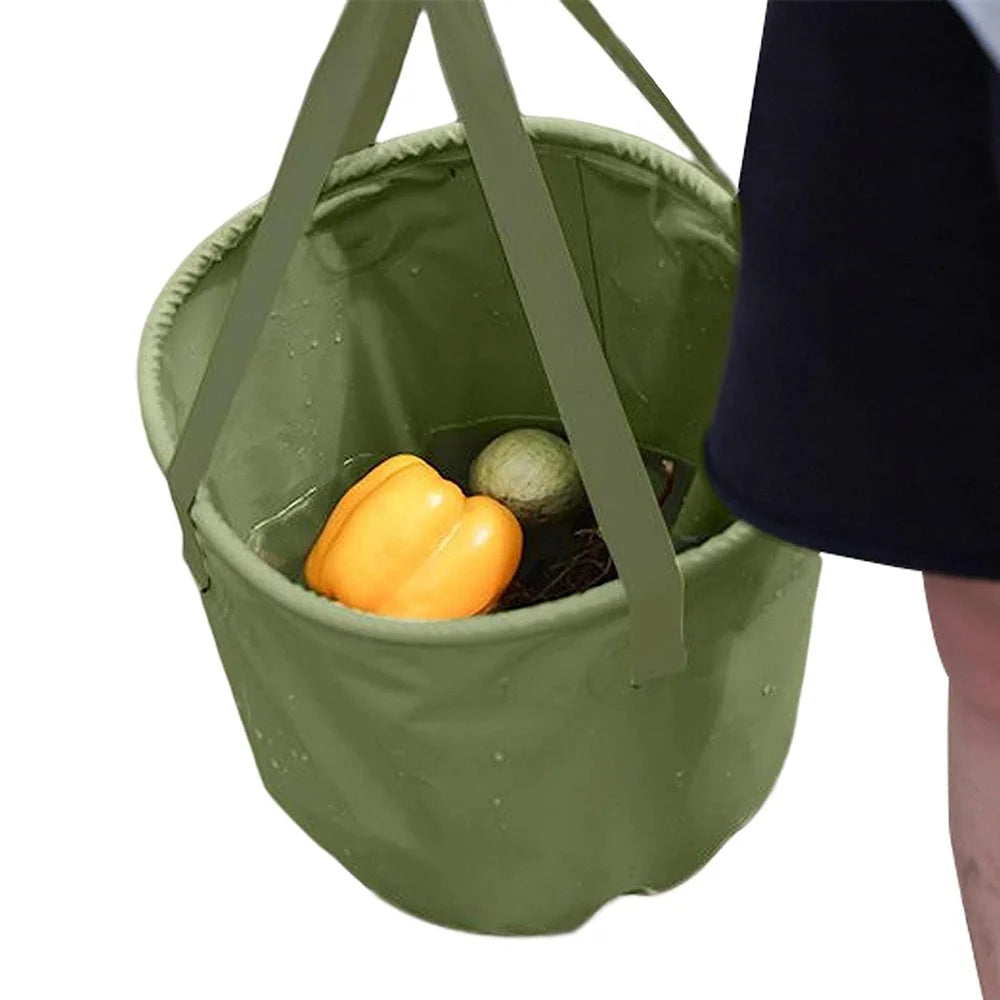 Travel Camping Folding Bucket 13L Portable Barbecue Picnic