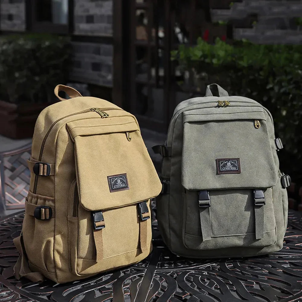 Travel Rucksack Unisex Leisure Canvas Durable Waterproof