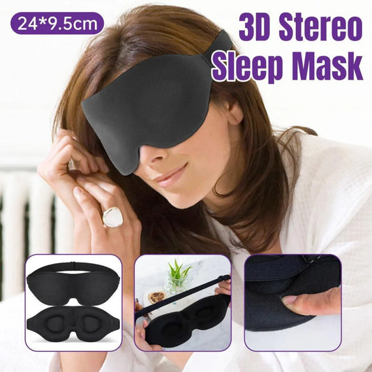 Travel Sleep Eye Mask 3D Memory Foam Soft Padded Shade