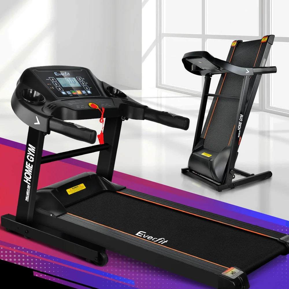 Treadmill 40cm Running Home Gym Fitness Machine 12 Speed