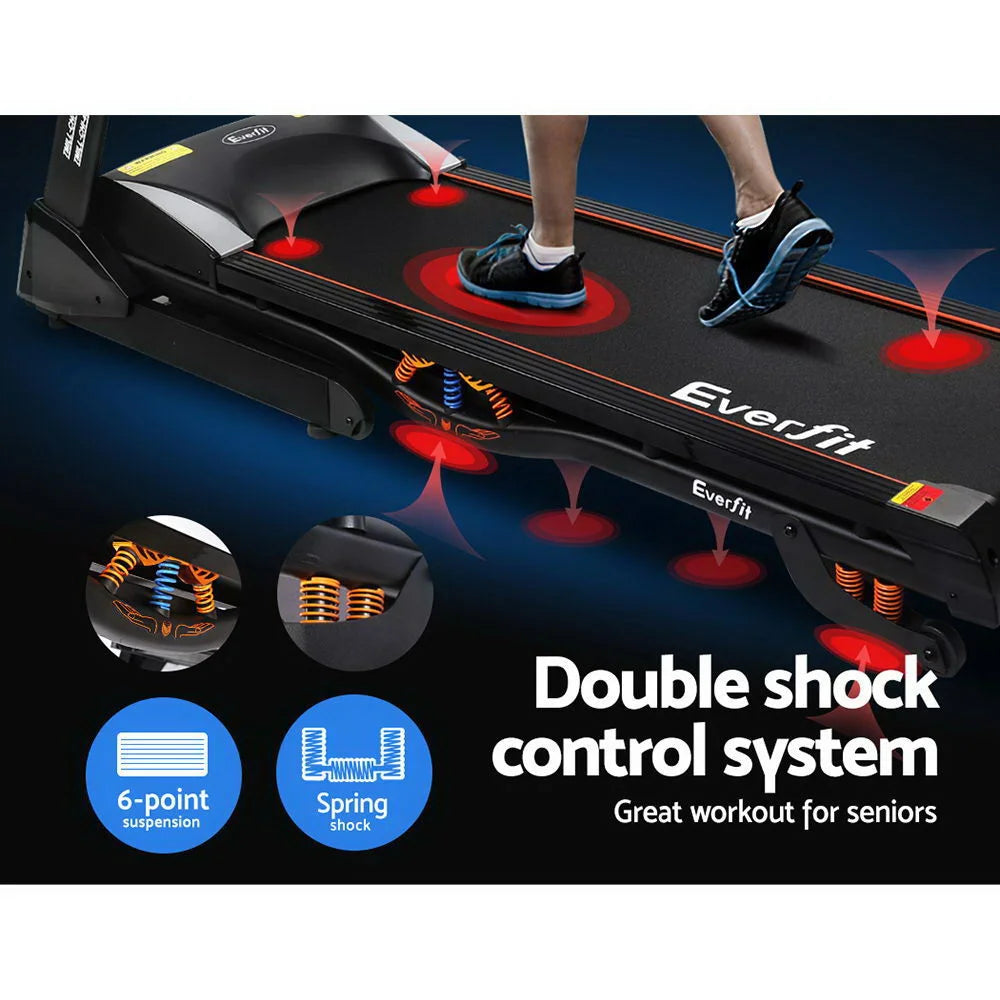 Treadmill 48cm Incline Running Home Gym Fitness Machine