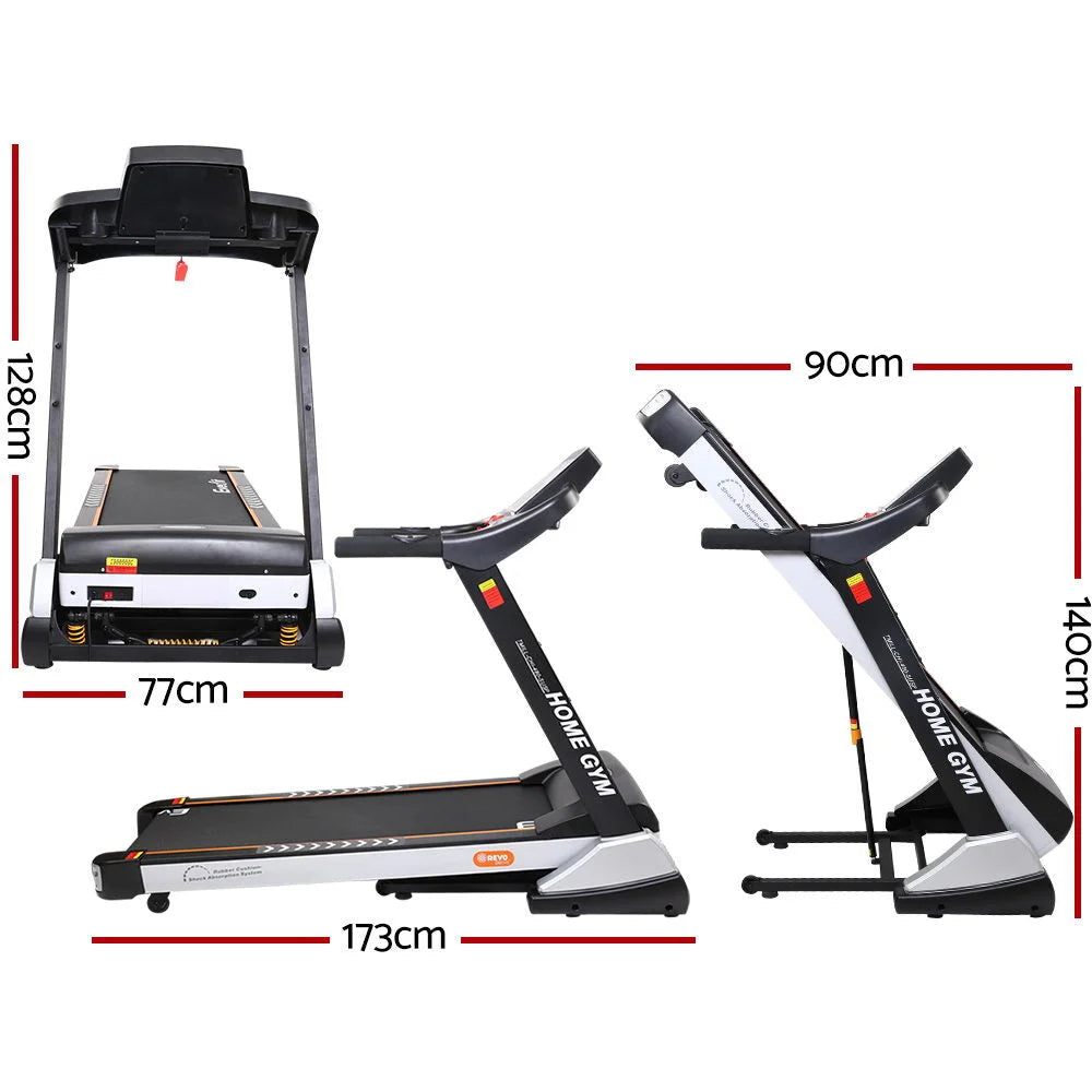 Treadmill 48cm Incline Running Home Gym Fitness Machine