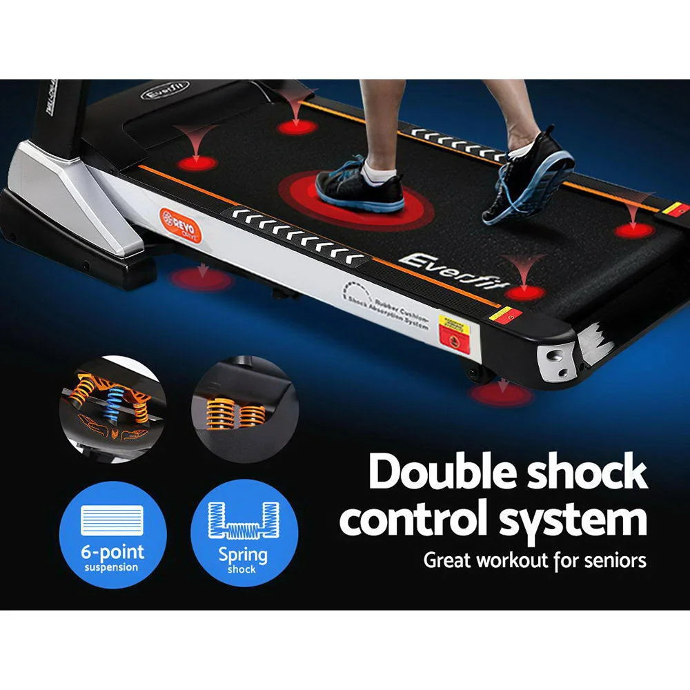 Treadmill 48cm Incline Running Home Gym Fitness Machine