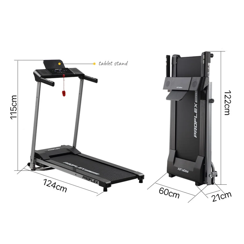 Treadmill Bluetooth Running Machine Foldable Compact Small
