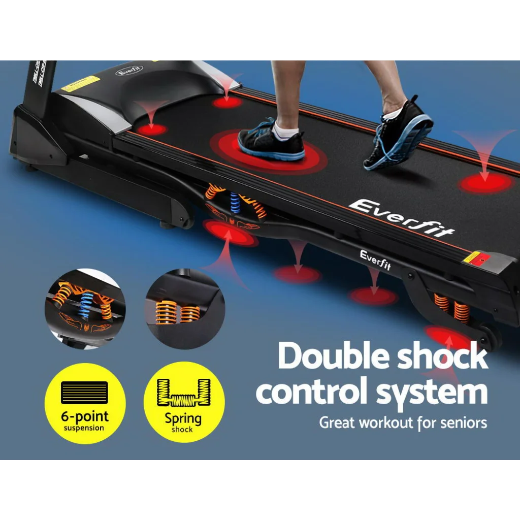 Treadmill Home Gym 480mm 18kmh 3.5HP Auto Incline Exercise