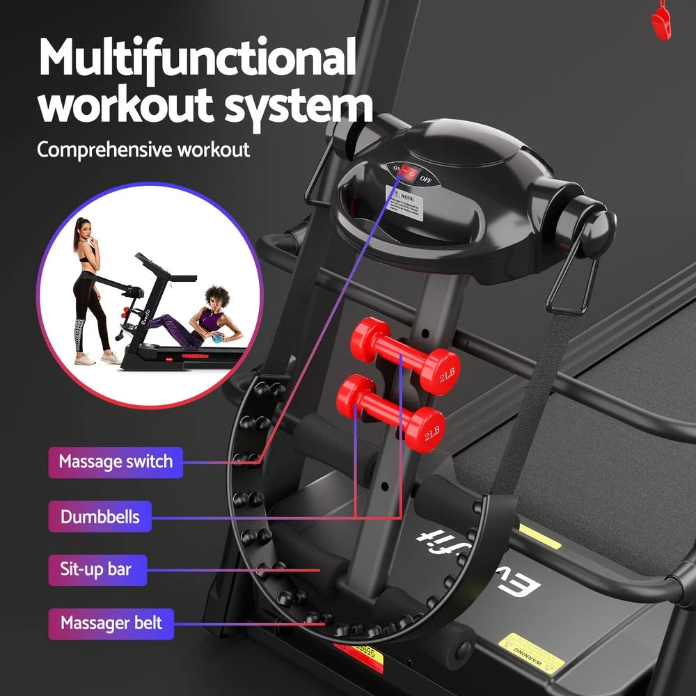 Treadmill Home Gym Fitness Exercise Machine with Massager