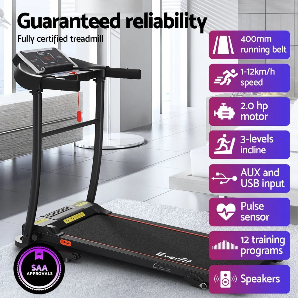Treadmill Incline Home Gym Exercise Machine Fitness 400mm