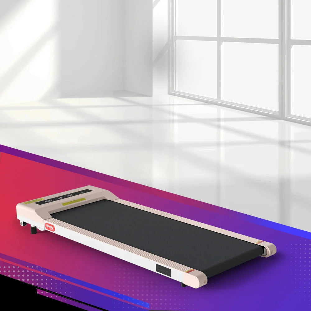 Treadmill Walking Pad Home Gym Office Fitness 360mm - Pink