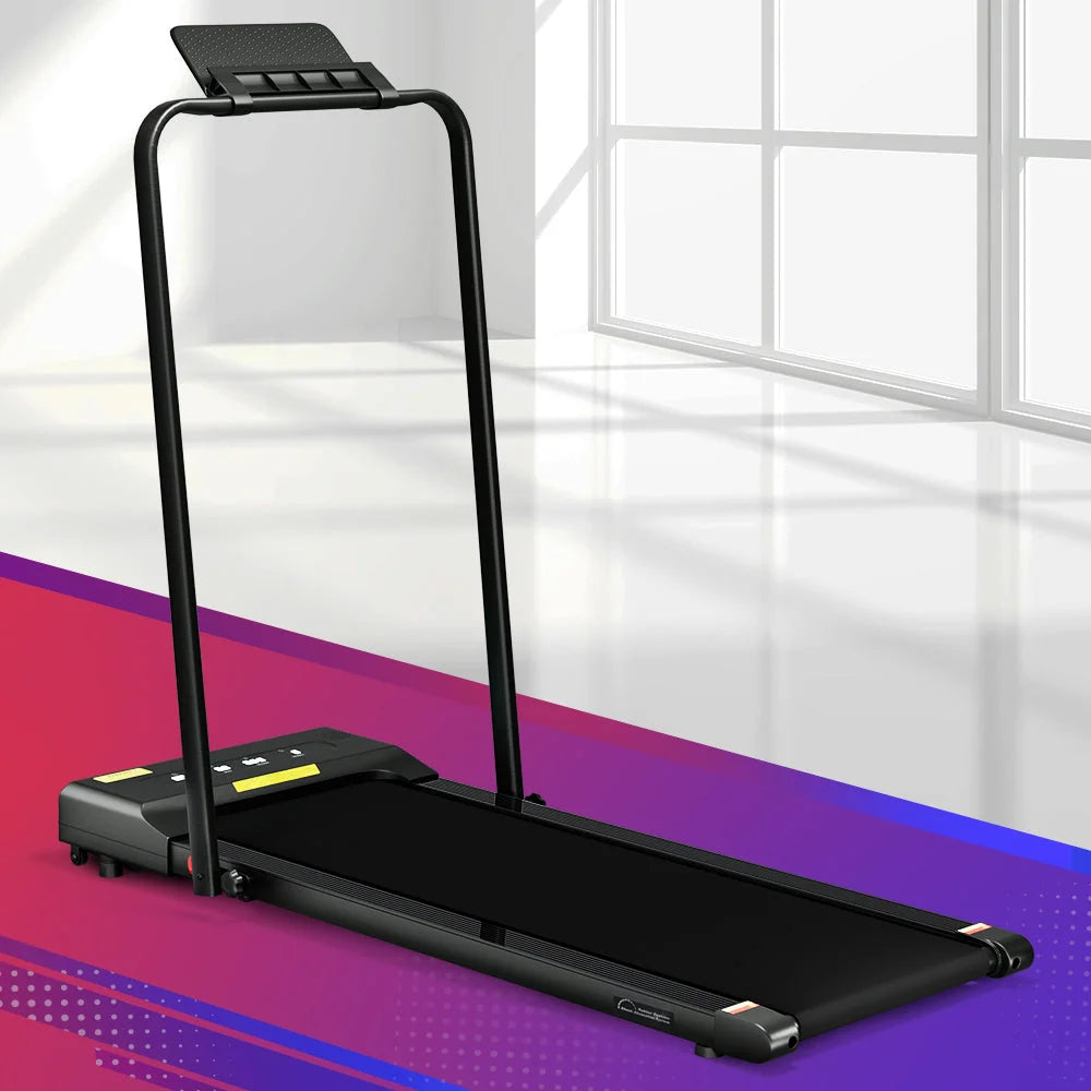 Treadmill Walking Pad Home Gym Office Fitness 380mm - Black