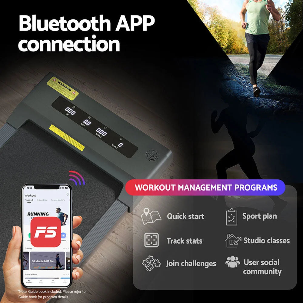 Treadmill Walking Pad Home Gym Office Fitness Machine 400mm