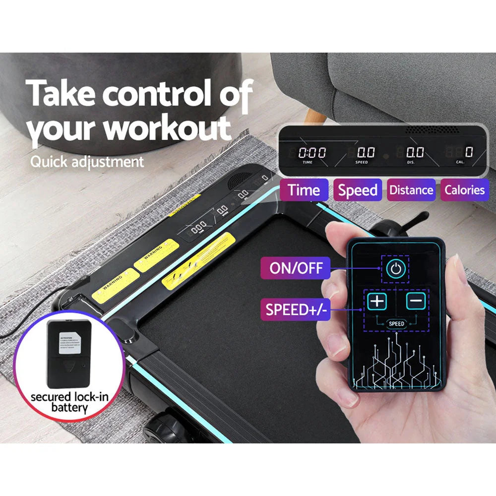 Treadmill Walking Pad Home Gym Office Fitness with 420mm