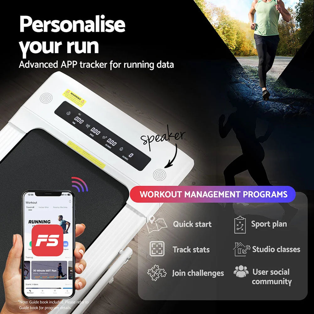 Treadmill Walking Pad Under Desk Home Gym Fitness 400mm