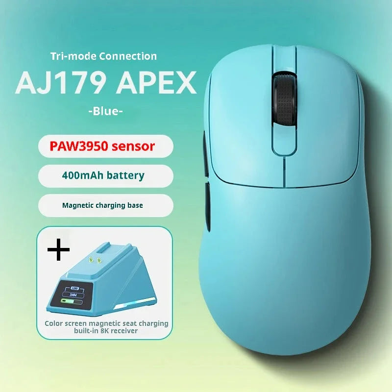 Tri-Mode Wireless Gaming Mouse with 8000Hz Polling Rate