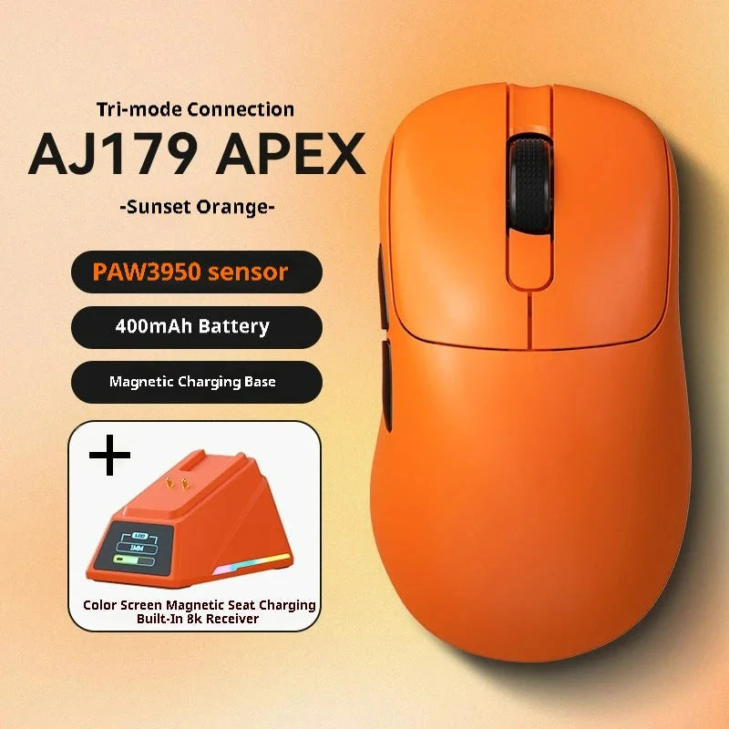 Tri-Mode Wireless Gaming Mouse with 8000Hz Polling Rate