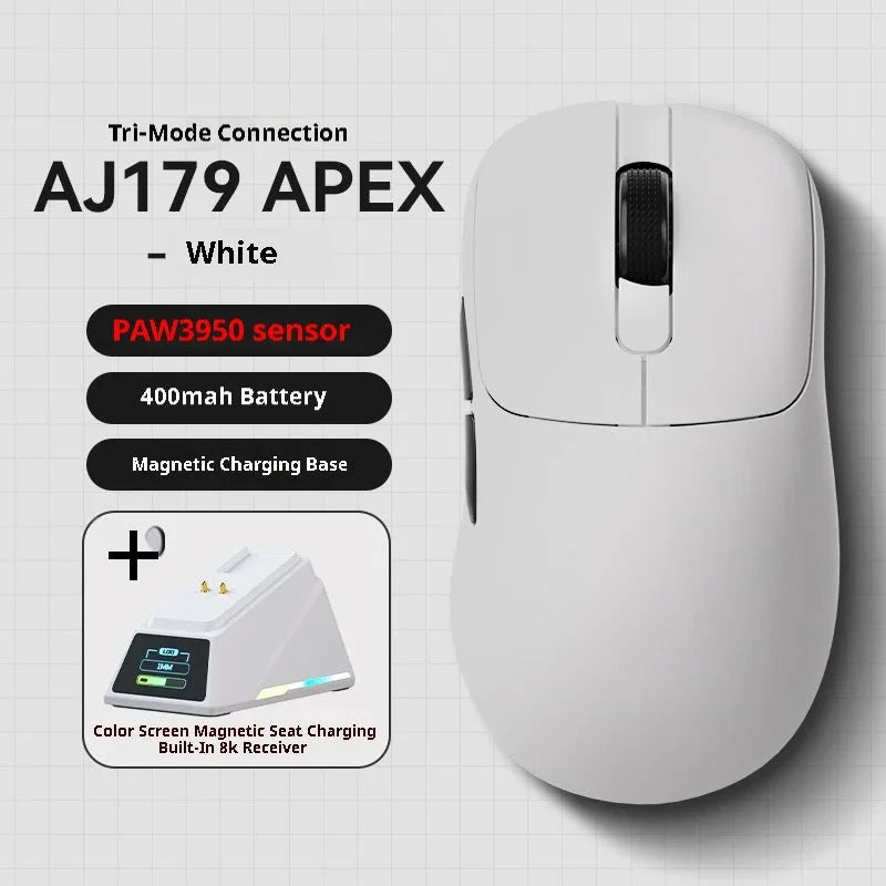 Tri-Mode Wireless Gaming Mouse with 8000Hz Polling Rate