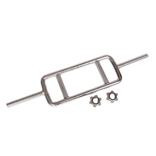 Tricep Bar Barbell Chrome Heavy Duty with HomeMyGardenlock