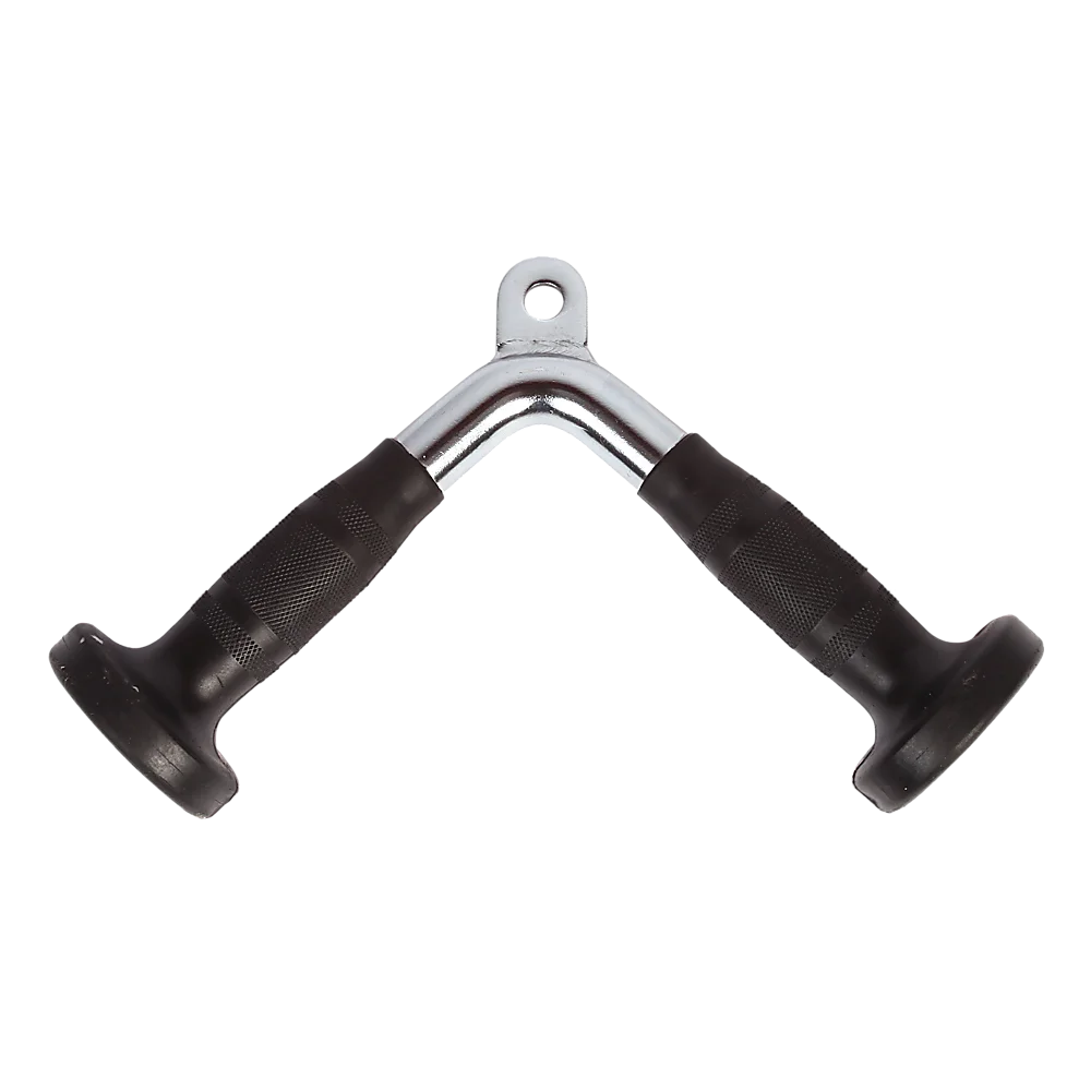 Tricep Pushdown Bar Rubber-Coated Attachment - Randy &