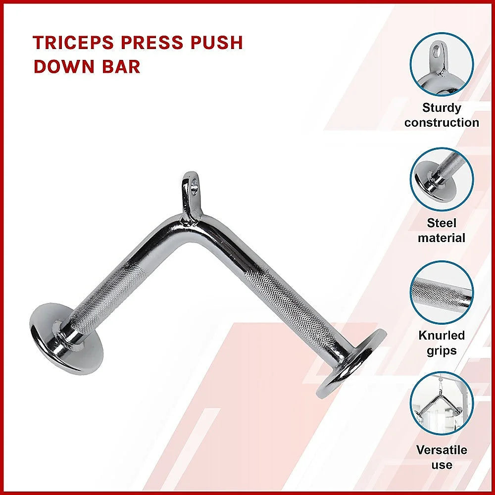 Triceps Press Push Down Bar - Fitness Accessories