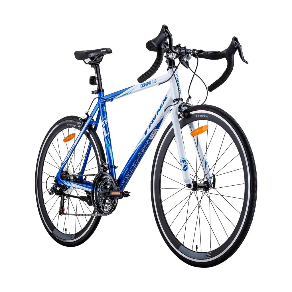 Trinx TEMPO1.0 Road Bike Shimano 21 Speed 53cm Blue/White