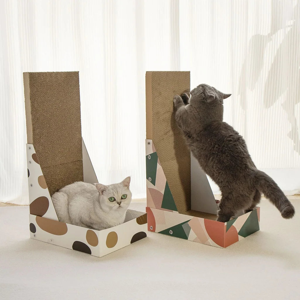 Triple Pattern Cat Scratching Post and Lounge