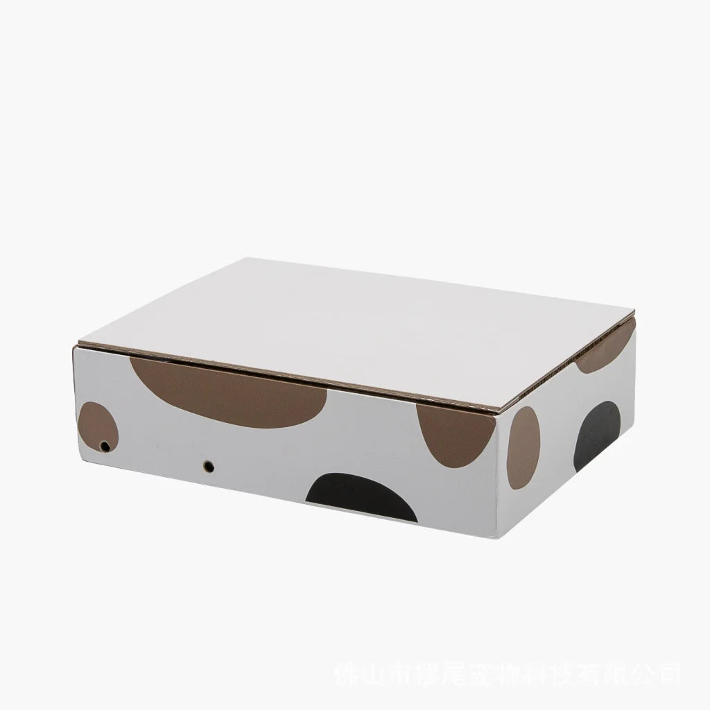 Triple Pattern Cat Scratching Post and Lounge 350x250x600mm corrugated