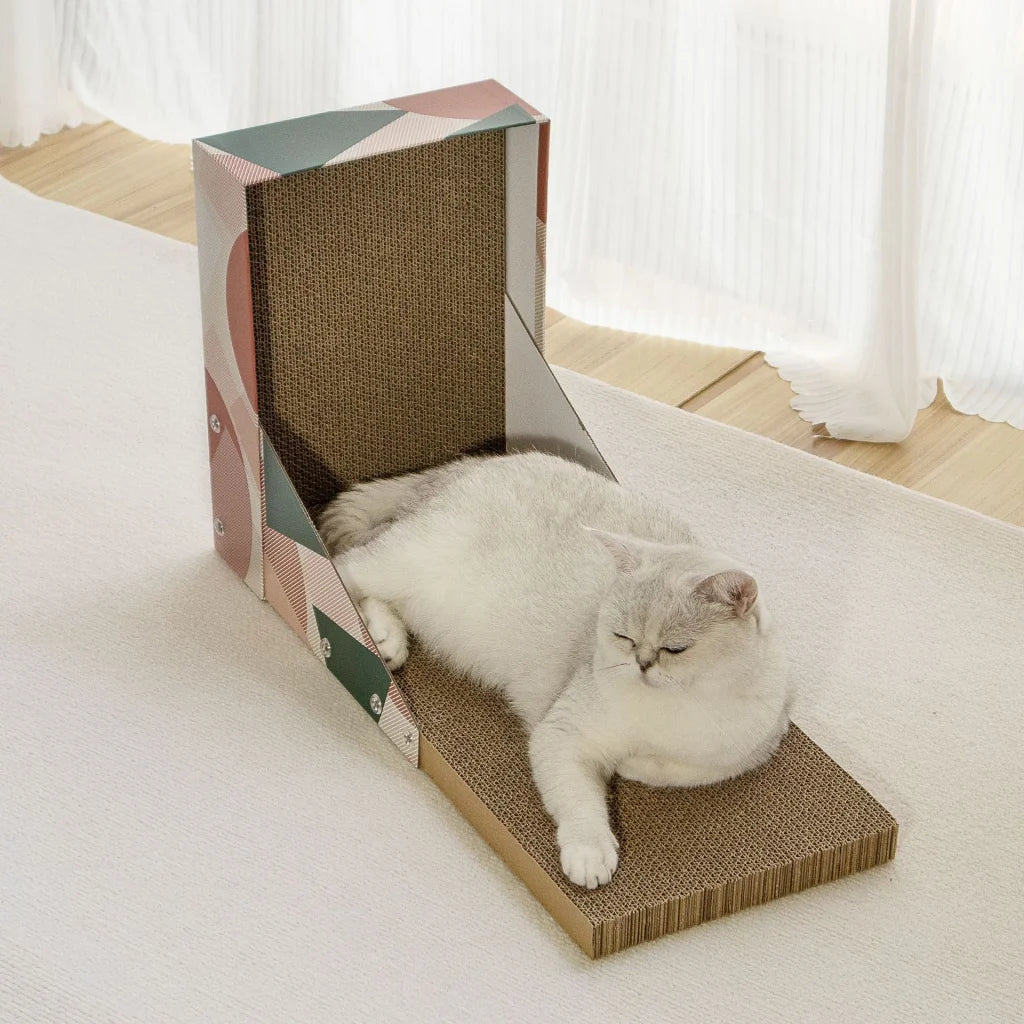 Triple Pattern Cat Scratching Post and Lounge